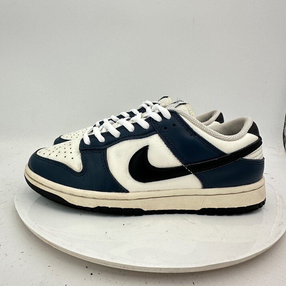 Nike Dunk Low Women Size 8 HM6192-478 Armory Navy White Skateboarding Shoes